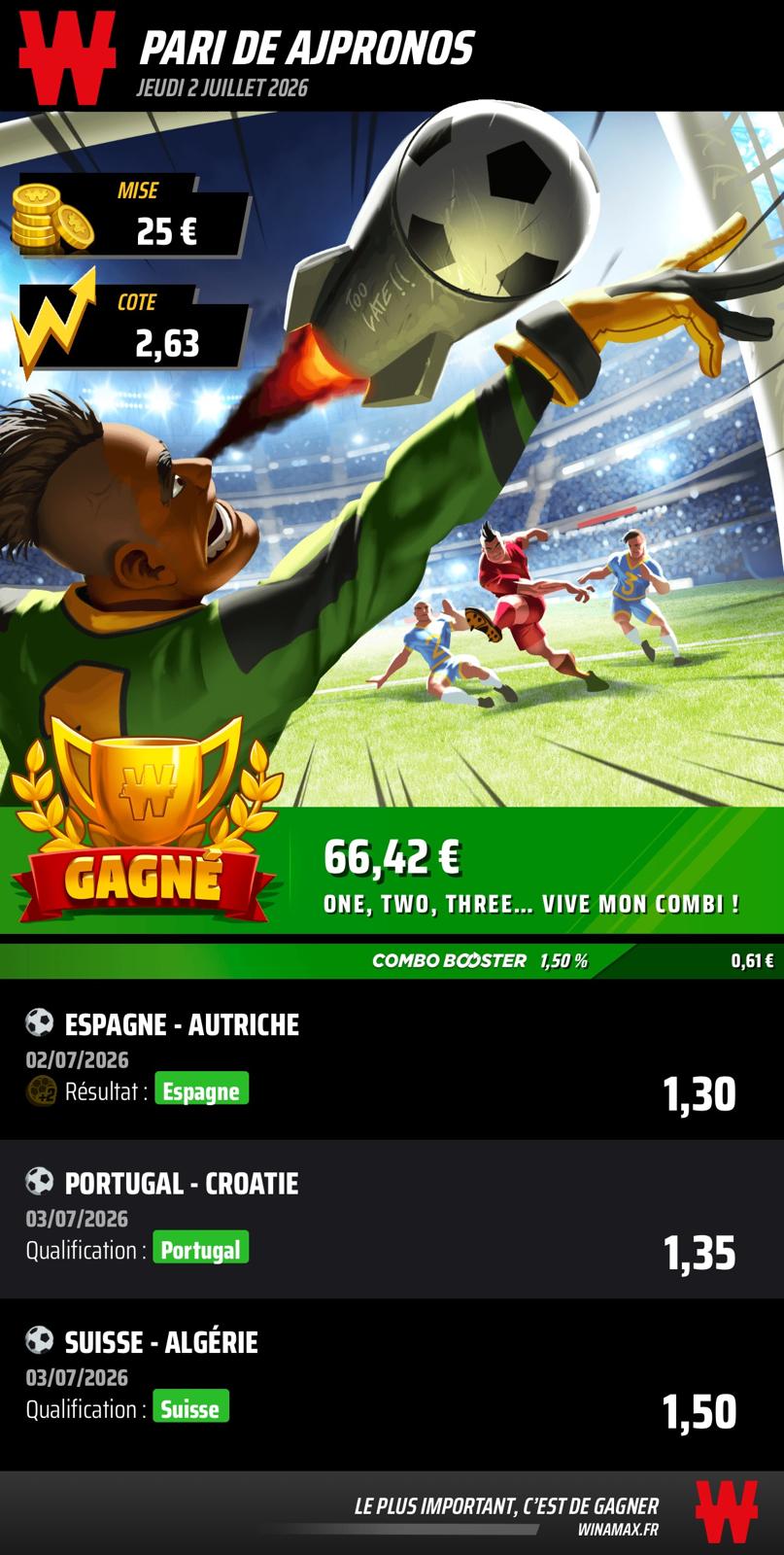 Prono du 2 juillet
