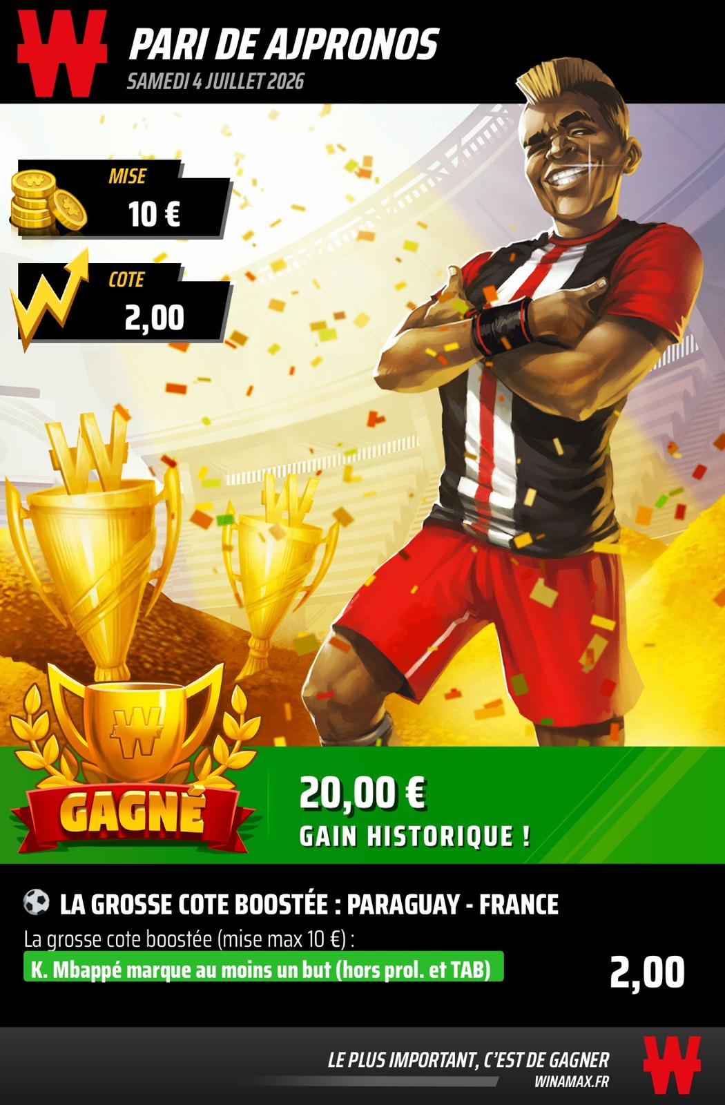 Prono du 4 juillet